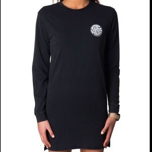 Rip Curl Long Sleeve T-shirt Dress